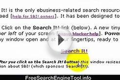 Free Search Engine Tool - Free Website Tools