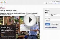 How to sign in to your AdWords account