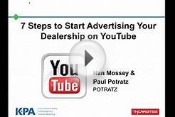 Steps to Start Advertising Your Dealership on YouTube