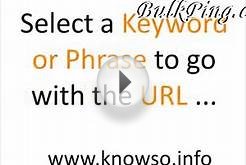 Tutorial : Website Promotion Tool - Indexer and Pinger
